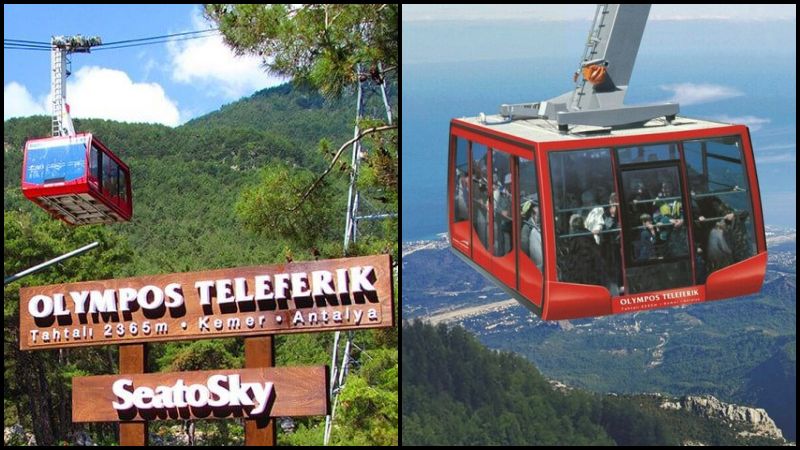 Belek zum Olympos Seilbahn